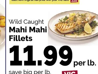 Wild Caught Mahi Mahi Fillets