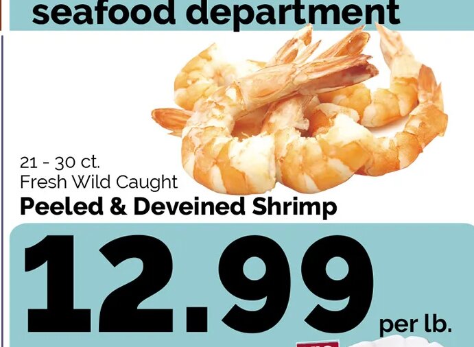 Peeled & Deveined Shrimp at Harris Teeter