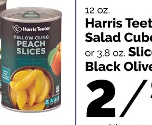 Harris Teeter Salad Cubes or Sliced Black Olives at Harris Teeter