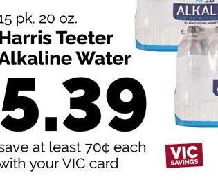 Harris Teeter Alkaline Water