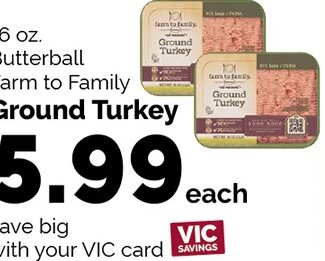 Butterball Ground Turkey at Harris Teeter