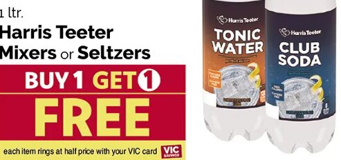Harris Teeter Mixers or Seltzers