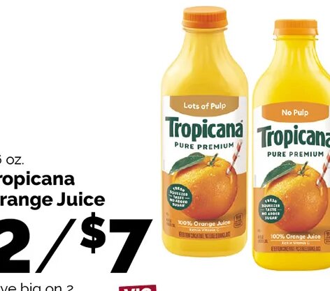 Tropicana Orange Juice at Harris Teeter