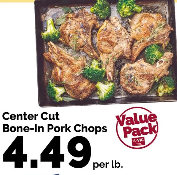 Center Cut Bone-In Pork Chops
