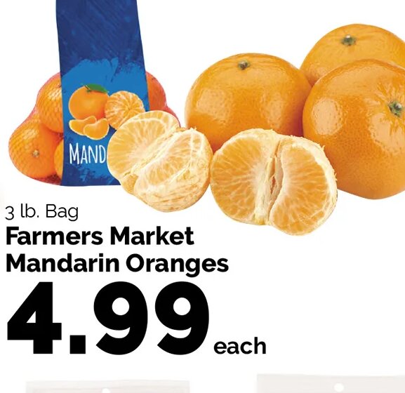 Farmers Market Mandarin Oranges at Harris Teeter