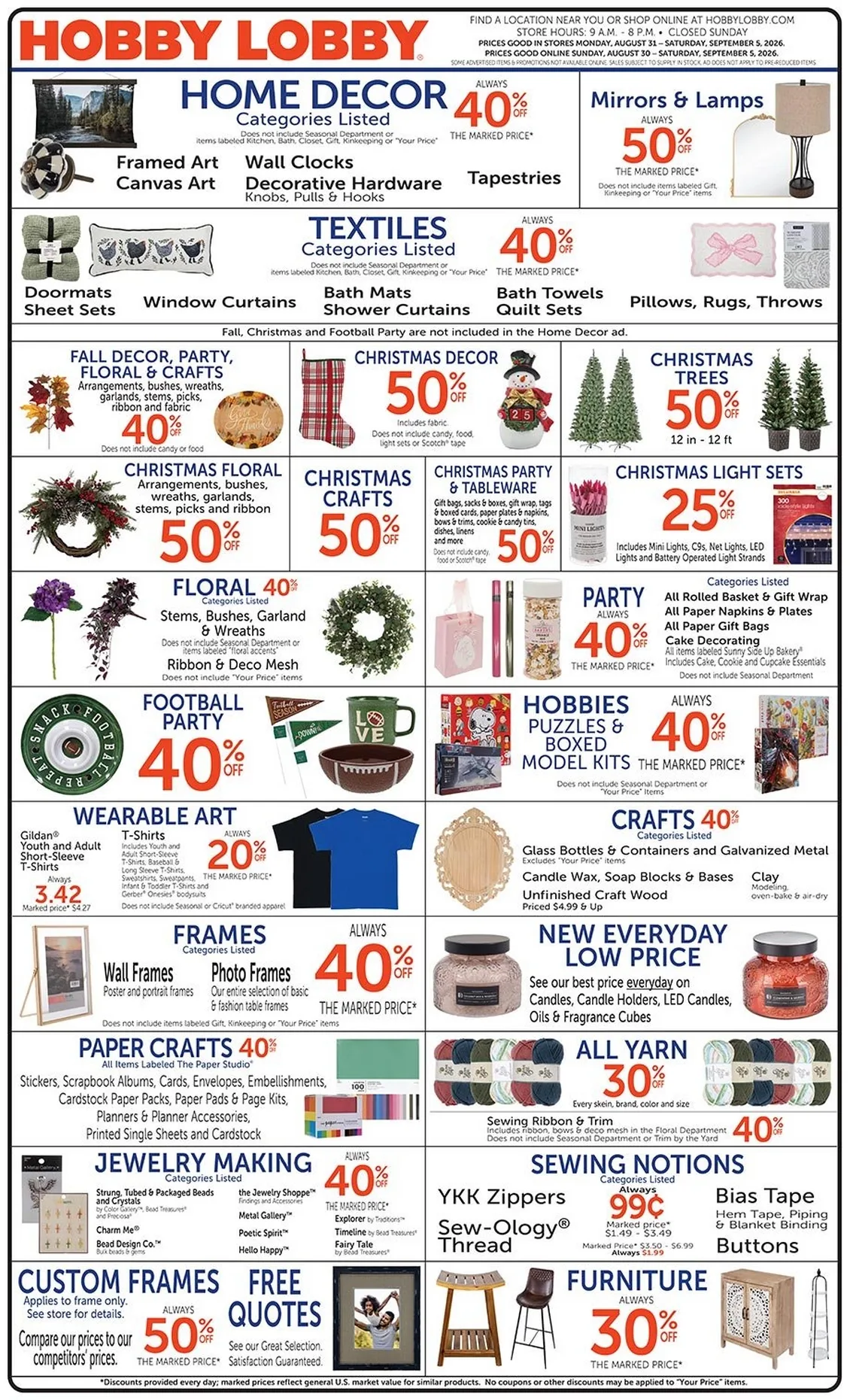 Hobby Lobby Weekly Ad Next Week
