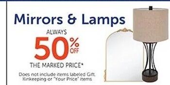 MIRRORS & LAMPS