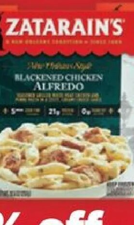 Zatarain's Blackened Chicken Alfredo