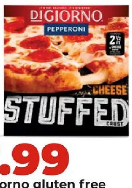 DiGiorno gluten free or stuffed crust pizza