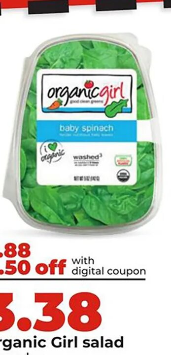 Organic Girl salad at Hy-Vee