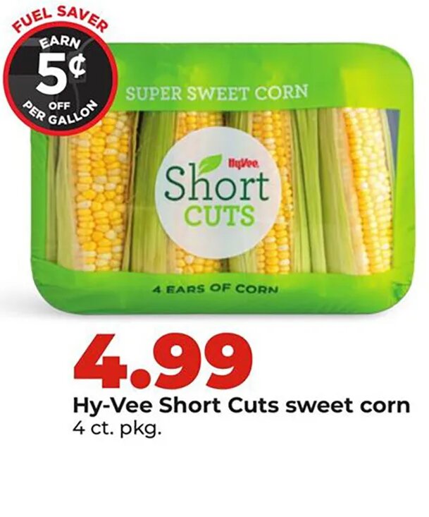 Hy-Vee Short Cuts sweet corn at Hy-Vee