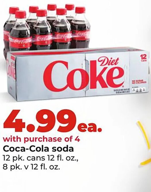 Coca-Cola soda at Hy-Vee