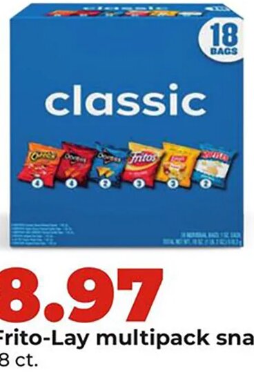 Frito-Lay multipack snacks