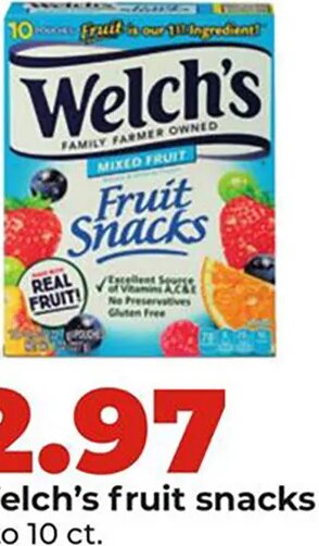 Welch's fruit snacks