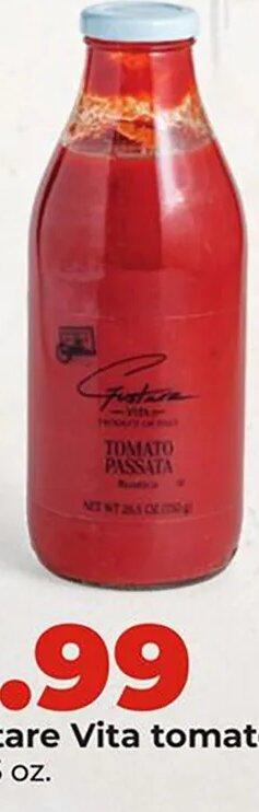 Gustare Vita tomato passata at Hy-Vee