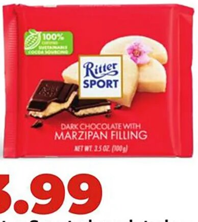 Ritter Sport chocolate bar at Hy-Vee