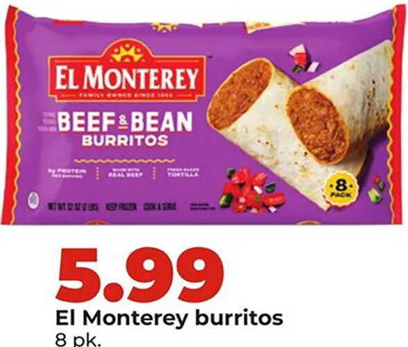 El Monterey burritos