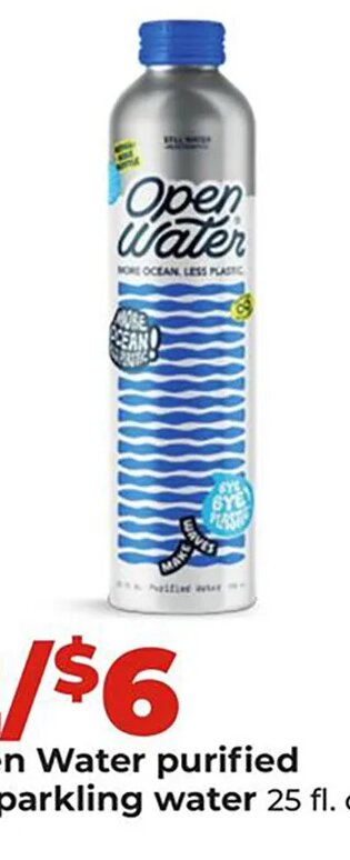 Open Water purified or sparkling water at Hy-Vee