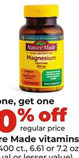Nature Made vitamins