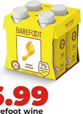 Barefoot wine at Hy-Vee