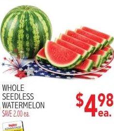 WHOLE SEEDLESS WATERMELON