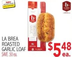 LA BREA ROASTED GARLIC LOAF