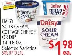 Daisy Sour Cream, Cottage Cheese or Dip at Ingles Markets