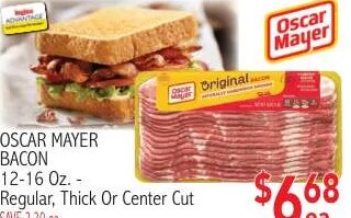 Oscar Mayer Bacon at Ingles Markets