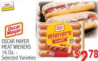 Oscar Mayer Meat Wieners at Ingles Markets