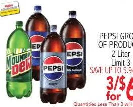 Pepsi Group of Products at Ingles Markets