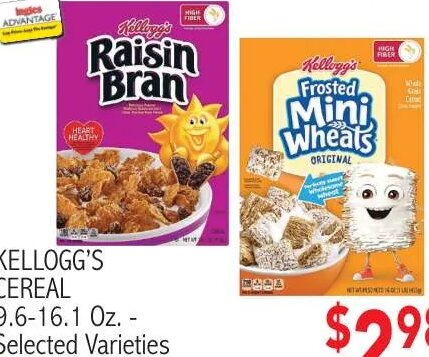 Kellogg's Cereal at Ingles Markets