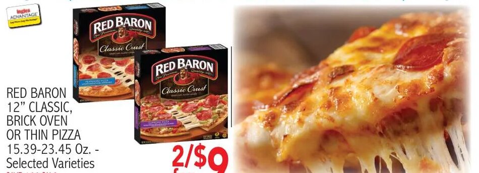 Red Baron 12" Classic, Brick Oven or Thin Pizza at Ingles Markets