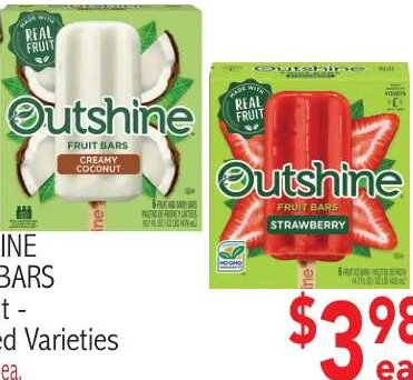 OUTSHINE FRUIT BARS
