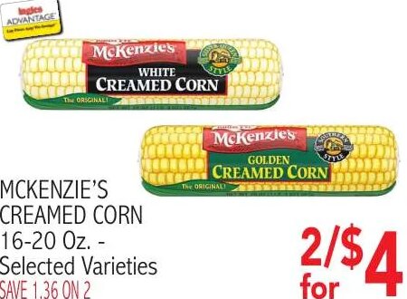 Mckenzie's Creamed Corn at Ingles Markets