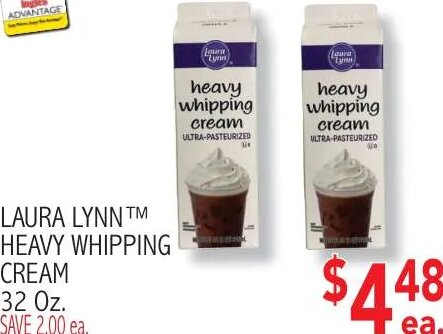 LAURA LYNN™ HEAVY WHIPPING CREAM