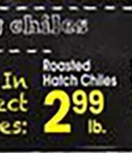 Roasted Hatch Chiles