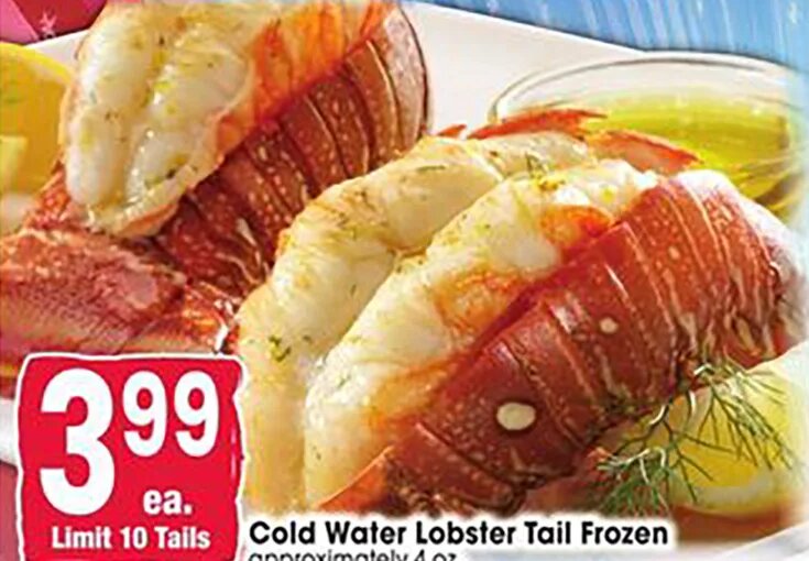 Cold Water Lobster Tail Frozen at Jewel-Osco