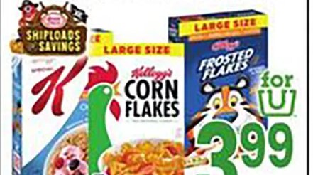 Kellogg's Corn Flakes or Frosted Flakes at Jewel-Osco