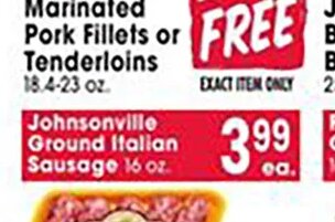 Johnsonville Ground Italian Sausage at Jewel-Osco