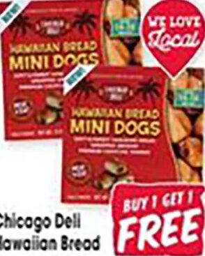 Chicago Deli Hawaiian Bread Mini Dogs