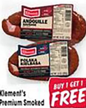 Klement's Premium Smoked Sausage