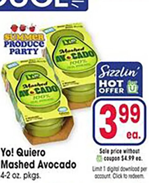 Yo! Quiero Mashed Avocado at Jewel-Osco