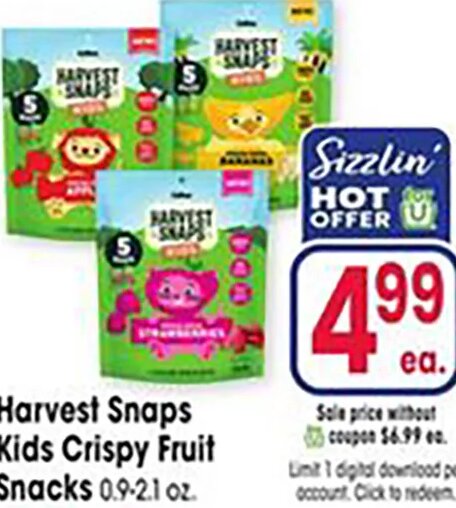 Harvest Snaps Kids Crispy Fruit Snacks