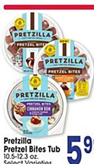 Pretzilla Pretzel Bites Tub