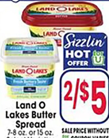 Land O Lakes Butter Spread at Jewel-Osco