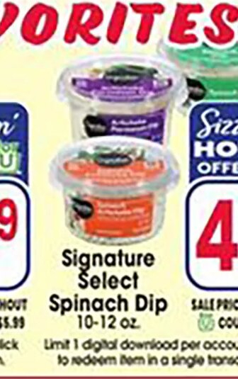 Signature Select Spinach Dip