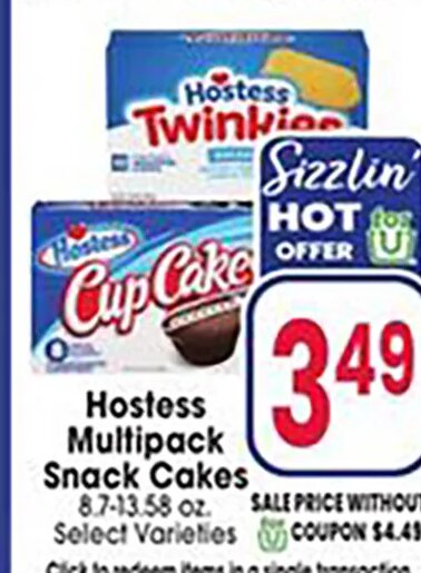 Hostess Multipack Snack Cakes