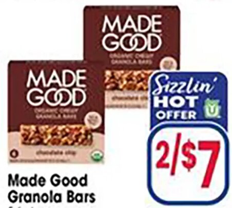 Made Good Granola Bars at Jewel-Osco