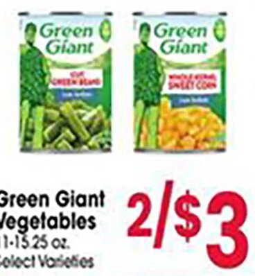 Green Giant Vegetables