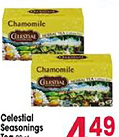 Celestial Seasonings Tea at Jewel-Osco